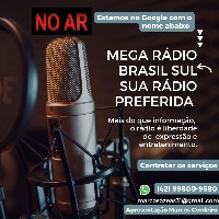 Capa da Mega Rádio Brasil Sul